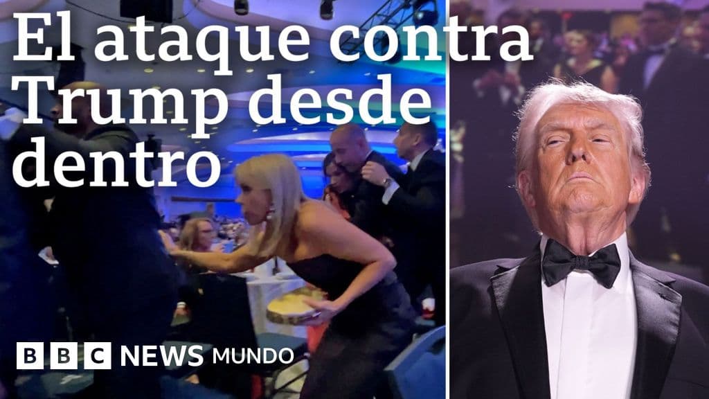 Imagen para: En directo: el caos minuto a minuto cuando atacaron a Trump en la cena de corresponsales
